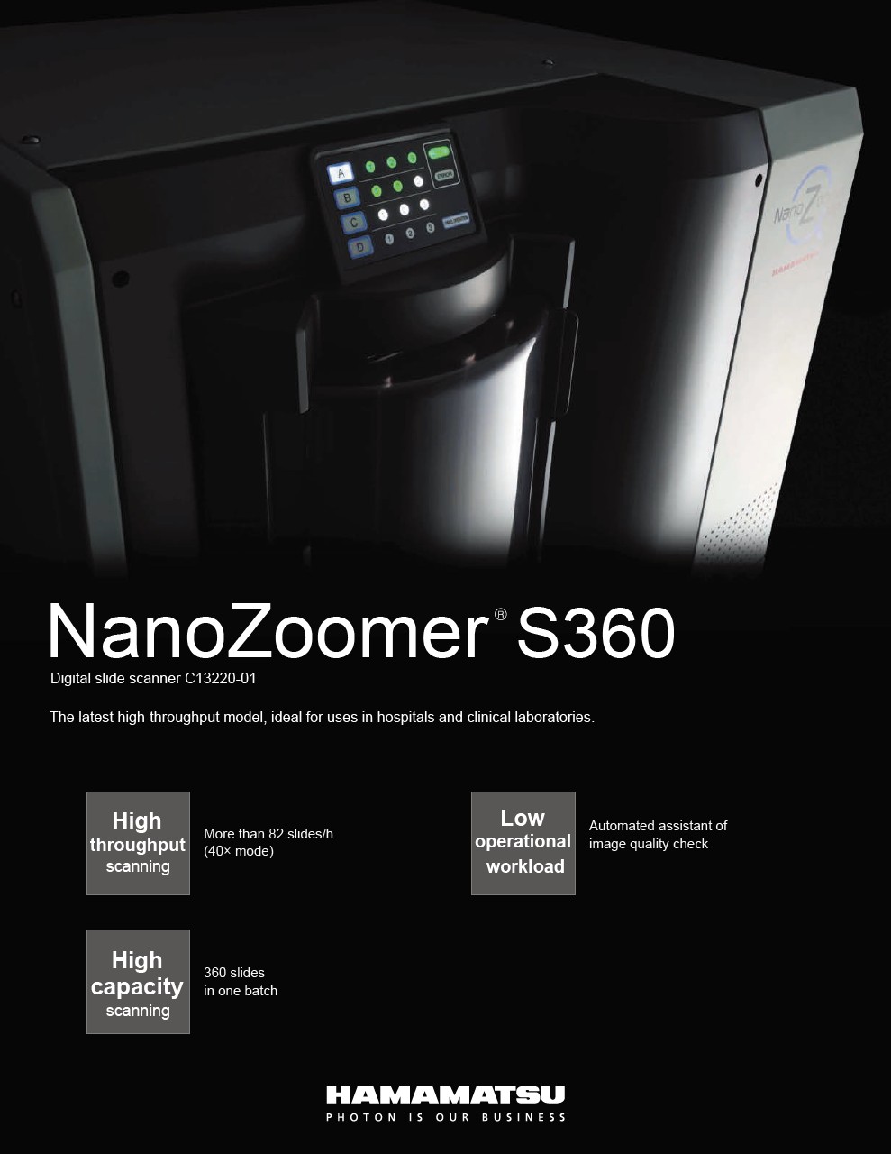NanoZoomer S360 Digital slide scanner C13220-01
