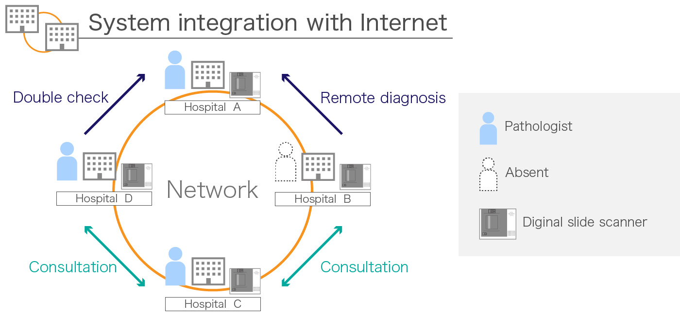 NanoZoomer application remote hosptal