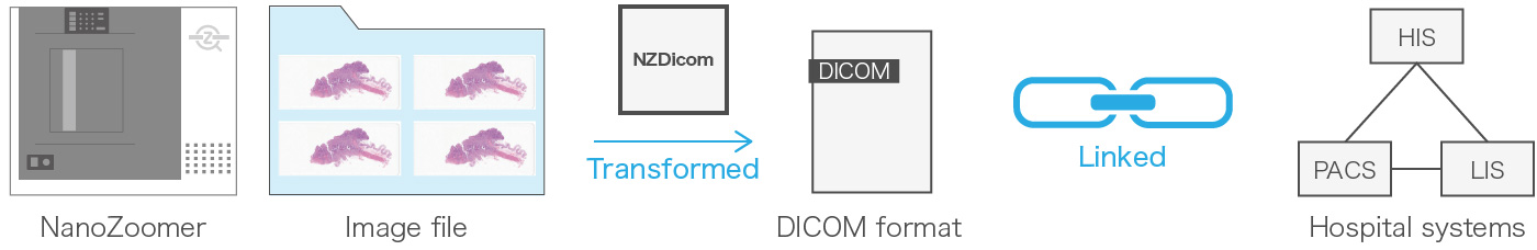 NanoZoomer connect DICOM